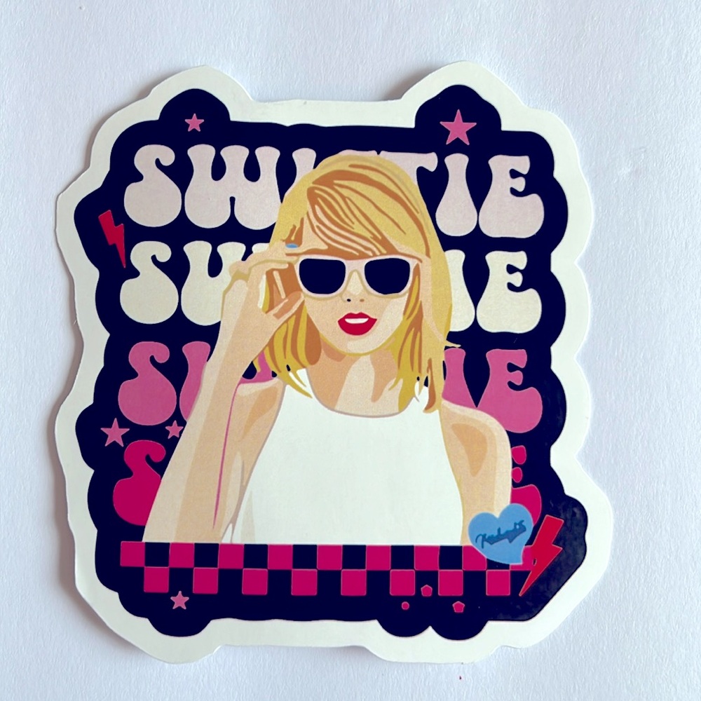Taylor Swift Swiftie Sticker 4” x 4”